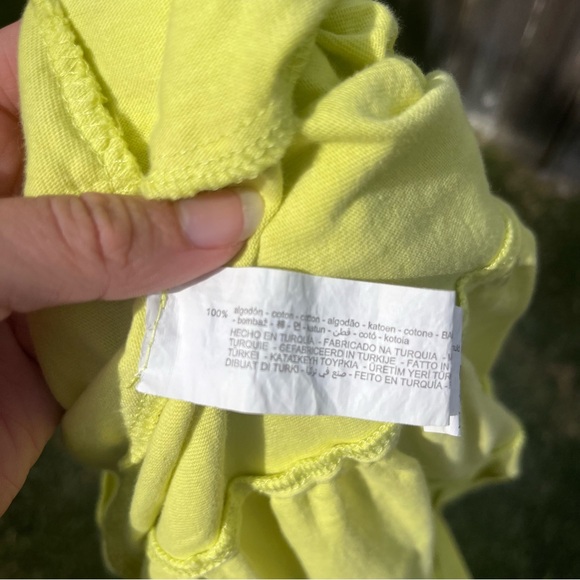 Zara Lime Green Mini Dress - Picture 6 of 6